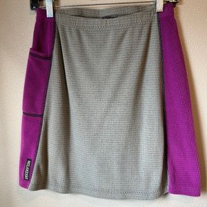 Melanzana Micro Grid Skirt
